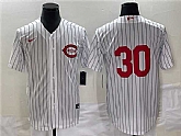 Men's Cincinnati Reds #30 Will Benson White Field of Dreams Stitched Baseball Jersey,baseball caps,new era cap wholesale,wholesale hats