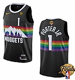 Men's Denver Nuggets #1 Michael Porter Jr. Black 2023 Finals City Edition Stitched Basketball Jersey Dzhi,baseball caps,new era cap wholesale,wholesale hats