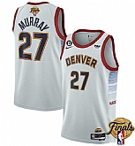 Men's Denver Nuggets #27 Jamal Murray Silver 2023 Finals Icon Edition With NO.6 Patch Stitched Basketball Jersey Dzhi,baseball caps,new era cap wholesale,wholesale hats