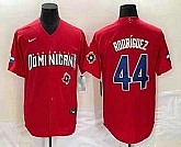 Men's Dominican Republic Baseball #44 Julio Rodriguez 2023 Red World Classic Stitched Jerseys,baseball caps,new era cap wholesale,wholesale hats