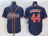 Men's Houston Astros #44 Yordan Alvarez Navy Cool Base Stitched Baseball Jersey,baseball caps,new era cap wholesale,wholesale hats
