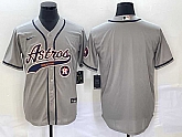 Men's Houston Astros Blank Grey Cool Base Stitched Baseball Jerseys,baseball caps,new era cap wholesale,wholesale hats