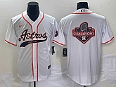 Men's Houston Astros White Team Big Logo Cool Base Stitched Baseball Jerseys,baseball caps,new era cap wholesale,wholesale hats