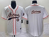 Men's Houston Astros White Team Big Logo Cool Base Stitched Jerseys,baseball caps,new era cap wholesale,wholesale hats