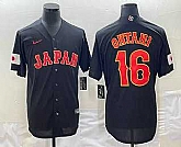 Men's Japan Baseball #16 Shohei Ohtani 2023 Black World Classic Stitched Jersey,baseball caps,new era cap wholesale,wholesale hats