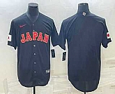 Men's Japan Baseball Blank 2023 Black World Classic Stitched Jerseys,baseball caps,new era cap wholesale,wholesale hats