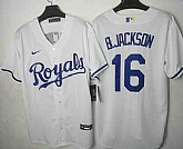 Men's Kansas City Royals #16 Andrew Benintendi White Cool Base Stitched MLB Jersey,baseball caps,new era cap wholesale,wholesale hats