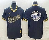 Men's Kansas City Royals Big Logo Black Gold Nike Cooperstown Legend V Neck Jersey,baseball caps,new era cap wholesale,wholesale hats