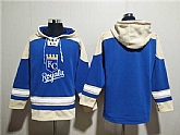 Men's Kansas City Royals Blank Blue Ageless Must-Have Lace-Up Pullover Hoodie,baseball caps,new era cap wholesale,wholesale hats