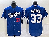 Men's Los Angeles Dodgers #33 James Outman Blue Flex Base Stitched Baseball Jersey,baseball caps,new era cap wholesale,wholesale hats