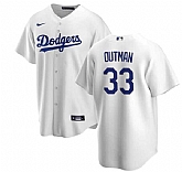 Men's Los Angeles Dodgers #33 James Outman White Cool Base Stitched Baseball Jersey Dzhi,baseball caps,new era cap wholesale,wholesale hats