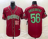Men's Mexico #56 Randy Arozarena Number 2023 Red World Classic Stitched Jersey,baseball caps,new era cap wholesale,wholesale hats