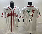 Men's Mexico #7 Julio Urias 2023 White World Baseball Classic Stitched Jersey,baseball caps,new era cap wholesale,wholesale hats