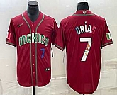 Men's Mexico #7 Julio Urias Number 2023 Red Blue World Baseball Classic Stitched Jersey,baseball caps,new era cap wholesale,wholesale hats