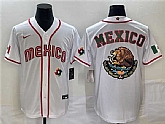 Men's Mexico 2023 White Team Big Logo World Baseball Classic Stitched Jersey,baseball caps,new era cap wholesale,wholesale hats