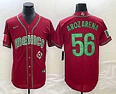 Men's Mexico Baseball #56 Randy Arozarena 2023 Red World Classic Stitched Jerseys (2),baseball caps,new era cap wholesale,wholesale hats