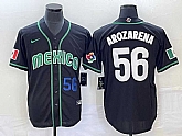 Men's Mexico Baseball #56 Randy Arozarena Number 2023 Black World Classic Stitched Jersey3,baseball caps,new era cap wholesale,wholesale hats