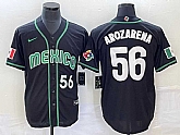 Men's Mexico Baseball #56 Randy Arozarena Number 2023 Black World Classic Stitched Jersey4,baseball caps,new era cap wholesale,wholesale hats