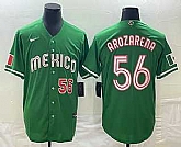 Men's Mexico Baseball #56 Randy Arozarena Number 2023 Green World Classic Stitched Jerseys,baseball caps,new era cap wholesale,wholesale hats