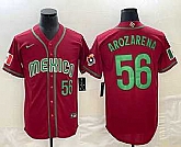 Men's Mexico Baseball #56 Randy Arozarena Number 2023 Red World Classic Stitched Jerseys,baseball caps,new era cap wholesale,wholesale hats