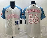 Men's Mexico Baseball #56 Randy Arozarena Number 2023 White Blue World Classic Stitched Jerseys (2),baseball caps,new era cap wholesale,wholesale hats