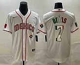 Men's Mexico Baseball #7 Julio Urias 2023 White World Baseball Classic Stitched Jerseys1,baseball caps,new era cap wholesale,wholesale hats