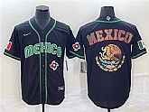 Men's Mexico Baseball 2023 Black Team Big Logo World Baseball Classic Stitched Jersey,baseball caps,new era cap wholesale,wholesale hats