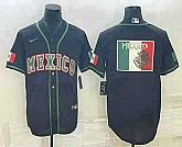 Men's Mexico Baseball 2023 Black World Big Logo Classic Stitched Jerseys,baseball caps,new era cap wholesale,wholesale hats