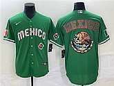 Men's Mexico Baseball 2023 Green Team Big Logo World Baseball Classic Stitched Jersey,baseball caps,new era cap wholesale,wholesale hats
