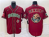 Men's Mexico Baseball 2023 Red Team Big Logo World Baseball Classic Stitched Jersey,baseball caps,new era cap wholesale,wholesale hats
