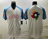Men's Mexico Baseball Big Logo 2023 White Blue World Classic Stitched Jersey2,baseball caps,new era cap wholesale,wholesale hats