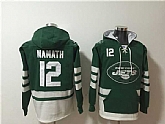 Men's New York Jets #12 Joe Namath Green Ageless Must-Have Lace-Up Pullover Hoodie,baseball caps,new era cap wholesale,wholesale hats