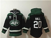 Men's New York Jets #20 Breece Hall Black Ageless Must-Have Lace-Up Pullover Hoodie,baseball caps,new era cap wholesale,wholesale hats
