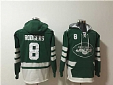 Men's New York Jets #8 Aaron Rodgers Green Ageless Must-Have Lace-Up Pullover Hoodie,baseball caps,new era cap wholesale,wholesale hats