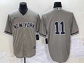 Men's New York Yankees #11 Anthony Volpe Gray Cool Base Stitched Baseball Jersey,baseball caps,new era cap wholesale,wholesale hats