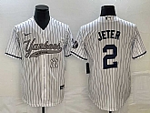 Men's New York Yankees #2 Derek Jeter White With Patch Cool Base Stitched Baseball Jersey,baseball caps,new era cap wholesale,wholesale hats