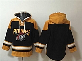 Men's Pittsburgh Pirates Blank Ageless Must-Have Lace-Up Pullover Hoodie,baseball caps,new era cap wholesale,wholesale hats