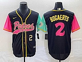 Men's San Diego Padres #2 Xander Bogaerts Number Black NEW 2023 City Connect Cool Base Stitched Jersey,baseball caps,new era cap wholesale,wholesale hats