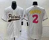Men's San Diego Padres #2 Xander Bogaerts White NEW 2023 City Connect Cool Base Stitched Jerseys,baseball caps,new era cap wholesale,wholesale hats