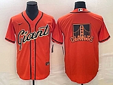 Men's San Francisco Giants Orange Team Big Logo Cool Base Stitched Baseball Jersey,baseball caps,new era cap wholesale,wholesale hats