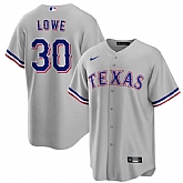 Men's Texas Rangers #30 Nathaniel Lowe Gray Cool Base Stitched Baseball Jersey Dzhi,baseball caps,new era cap wholesale,wholesale hats