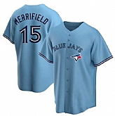 Men's Toronto Blue Jays #15 Whit Merrifield Light Blue Stitched MLB Cool Base Nike Jersey Dzhi,baseball caps,new era cap wholesale,wholesale hats