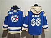 Men's Toronto Blue Jays #68 Jordan Romano Royal Ageless Must-Have Lace-Up Pullover Hoodie,baseball caps,new era cap wholesale,wholesale hats