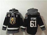 Men's Vegas Golden Knights #61 Mark Stone Black Ageless Must-Have Lace-Up Pullover Hoodie