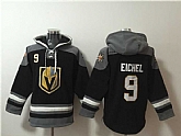 Men's Vegas Golden Knights #9 Jack Eichel Black Ageless Must-Have Lace-Up Pullover Hoodie,baseball caps,new era cap wholesale,wholesale hats