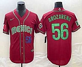 Mens Mexico Baseball #56 Randy Arozarena Number 2023 Red World Classic Stitched Jersey,baseball caps,new era cap wholesale,wholesale hats