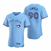 Mens Toronto Blue Jays #90 Adam Cimber Nike Powder Blue Alternate FlexBase Player Jersey Dzhi,baseball caps,new era cap wholesale,wholesale hats