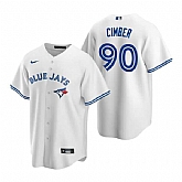 Mens Toronto Blue Jays #90 Adam Cimber Nike White Home Cool Base Jersey Dzhi,baseball caps,new era cap wholesale,wholesale hats