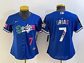 Women's Los Angeles Dodgers #7 Julio Urias Blue 2020 World Series Cool Base Nike Jersey2,baseball caps,new era cap wholesale,wholesale hats