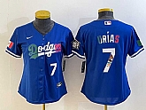 Women's Los Angeles Dodgers #7 Julio Urias Blue 2020 World Series Cool Base Nike Jersey3,baseball caps,new era cap wholesale,wholesale hats